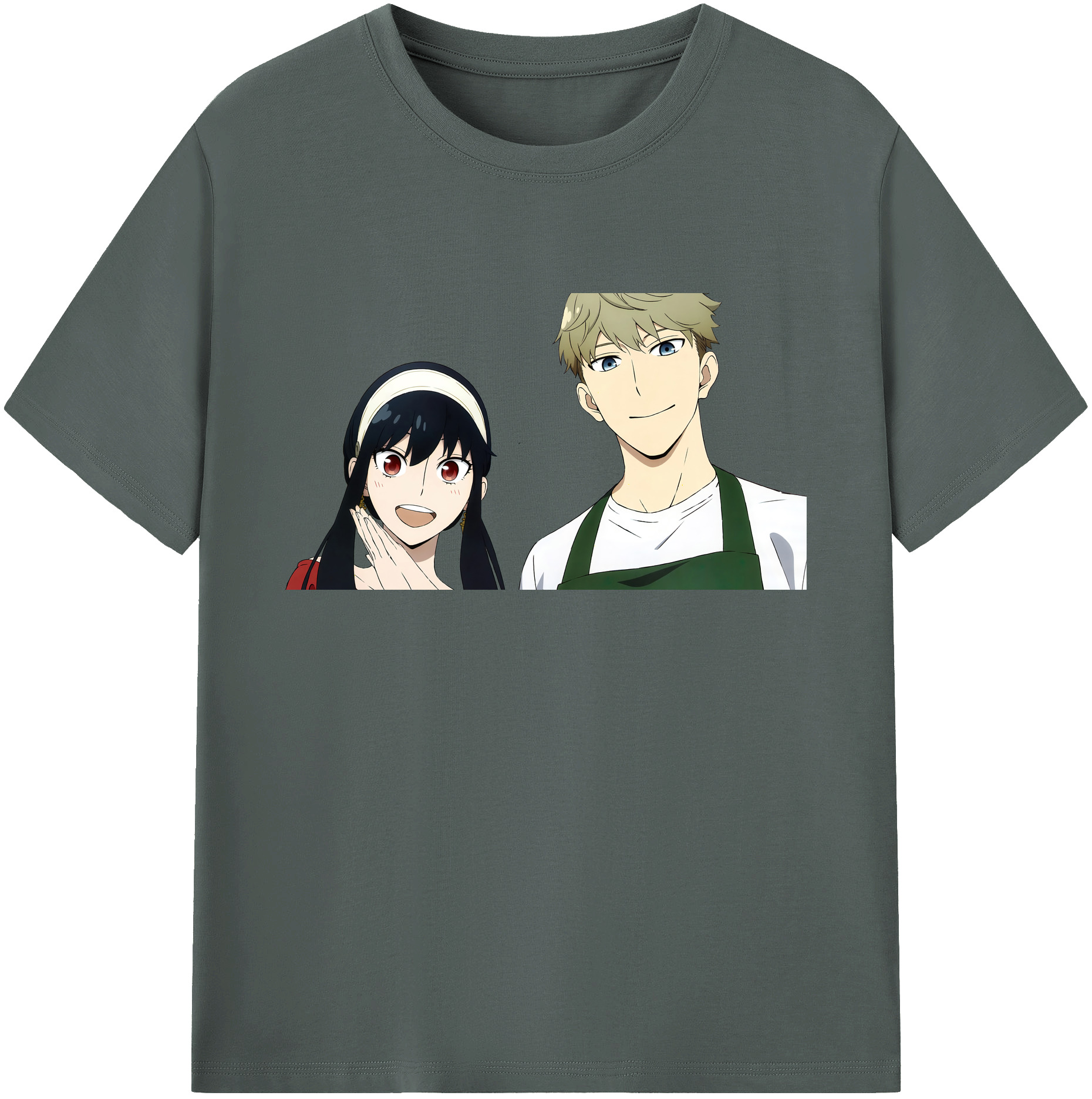 （画像用） SPY×FAMILY间谍家家酒 綿100％ メンズ半袖Tシャツ｜肌触りやわらか＆通気性